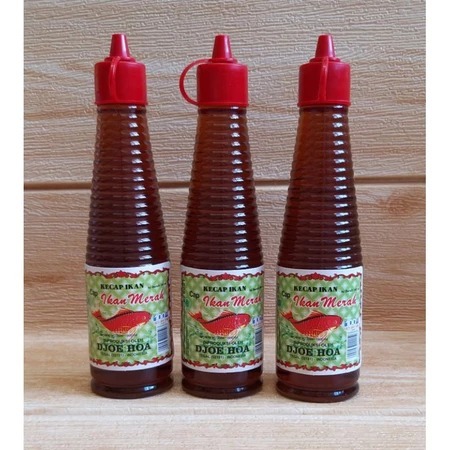 Kecap Ikan Djoe Hoa Halal MUI / Kecap Ikan Cap Ikan Merah 140ml