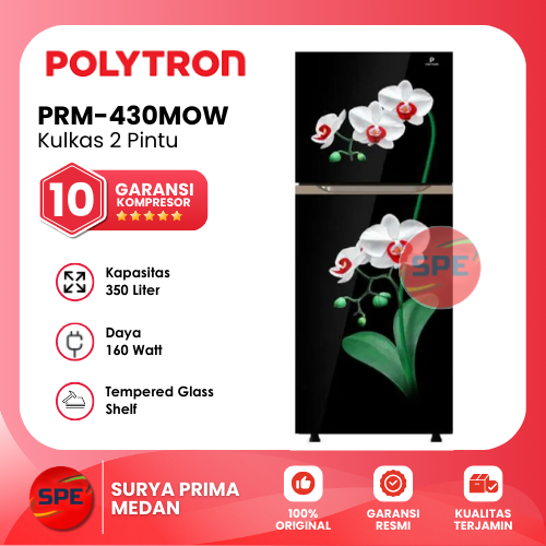 Kulkas 2 Pintu Polytron PRM430 Polytron PRM 430 MOW