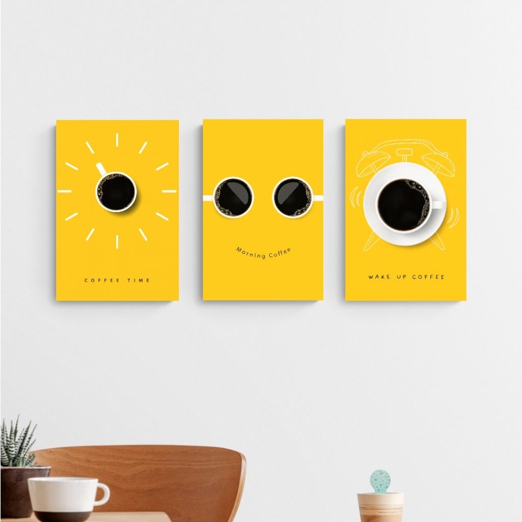 Hiasan Dinding Cafe Poster Kayu Coffee Shop Pajangan Warkop Minimalis