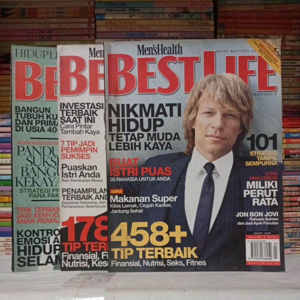 Majalah MensHealth BESTLIFE  Indonesia Original Bekas