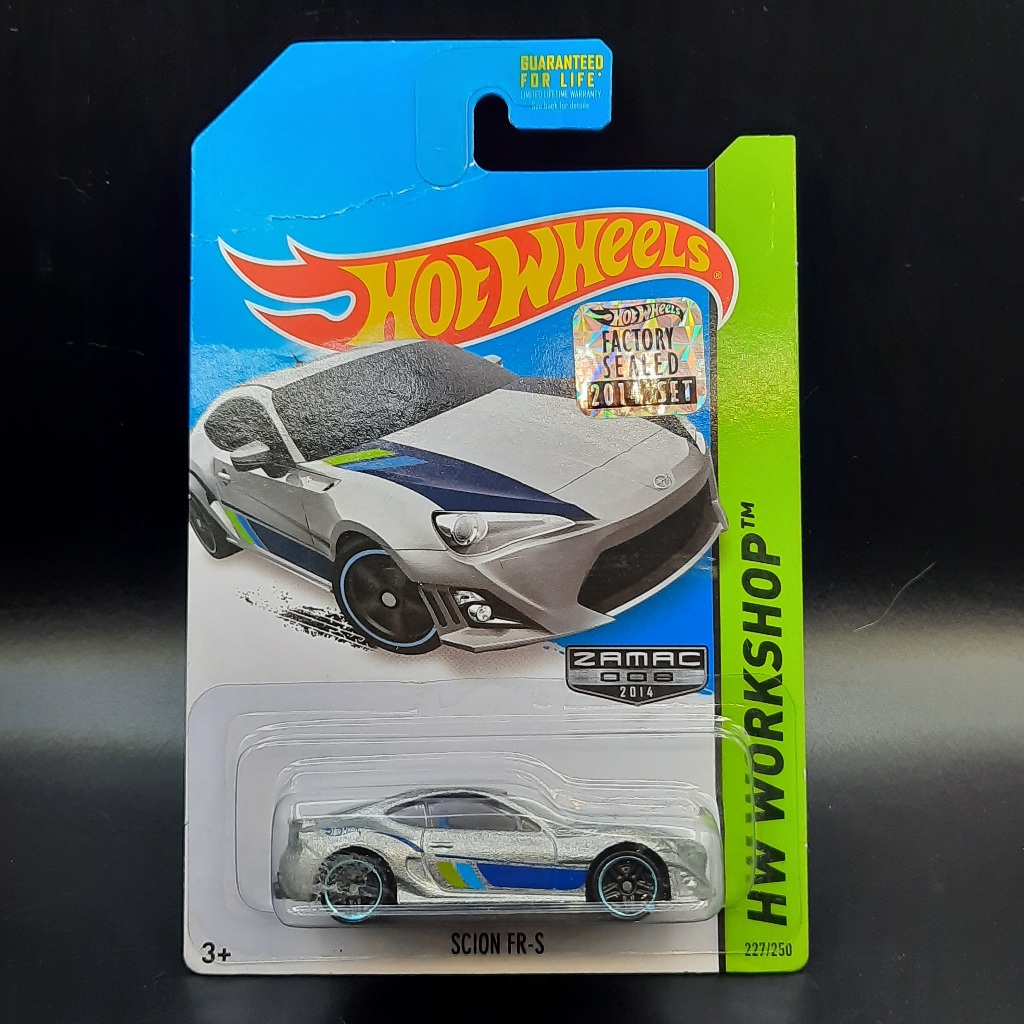 Hot Wheels Scion FR-S Zamac FS 214 Card Kerut
