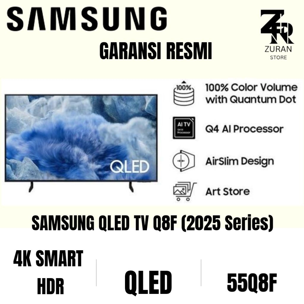 SAMSUNG 55Q8F / QA55Q8F QLED 4K SMART TV 55 inch 2025 Series