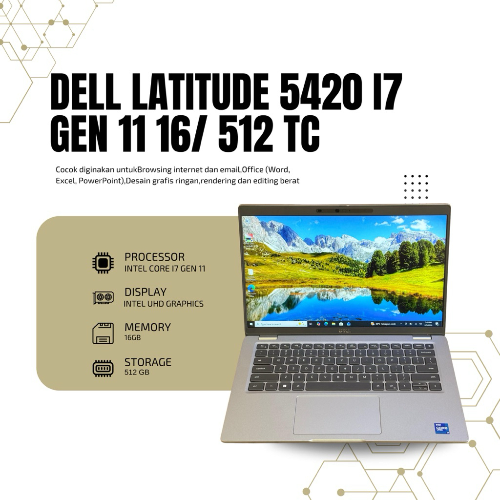 Dell Latitude 5420 i7 Gen 11 16GB 512GB – Touchscreen