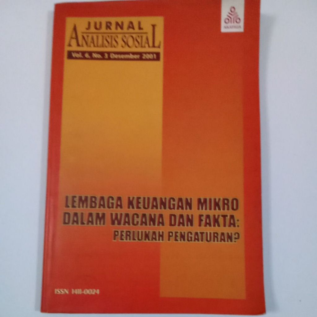 LEMBAGA KEUANGAN MIKRO DALAM WACANA DAN FAKTA