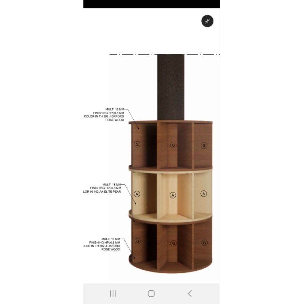 rak parfum/lemari parfum/rak toko