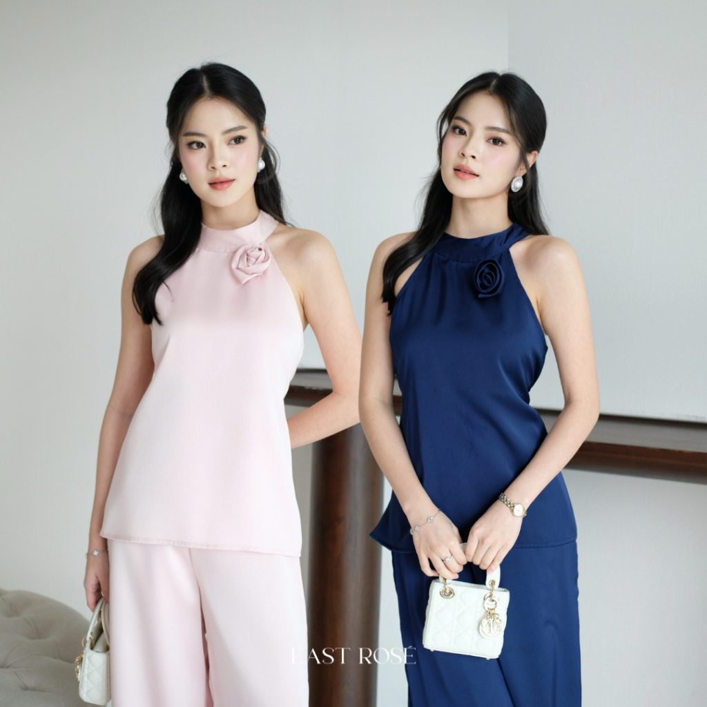 [ATASAN SAJA] Sandro Satin Top | Atasan Satin | Top Satin | Satin | Satin Top | Blouse Satin | Blus 