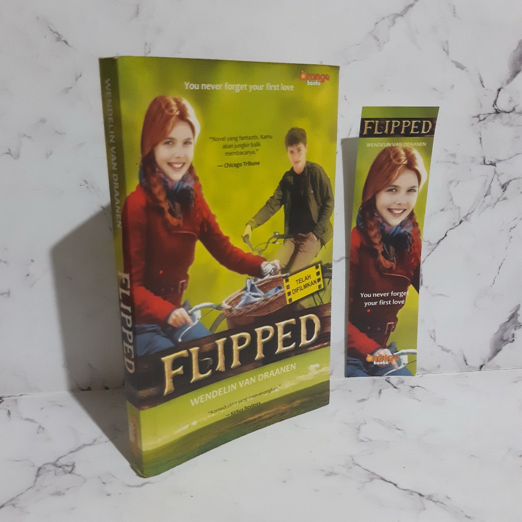 Novel Flipped Bahasa Indonesia (Preloved Ori) Wendelin van Draanen 2011