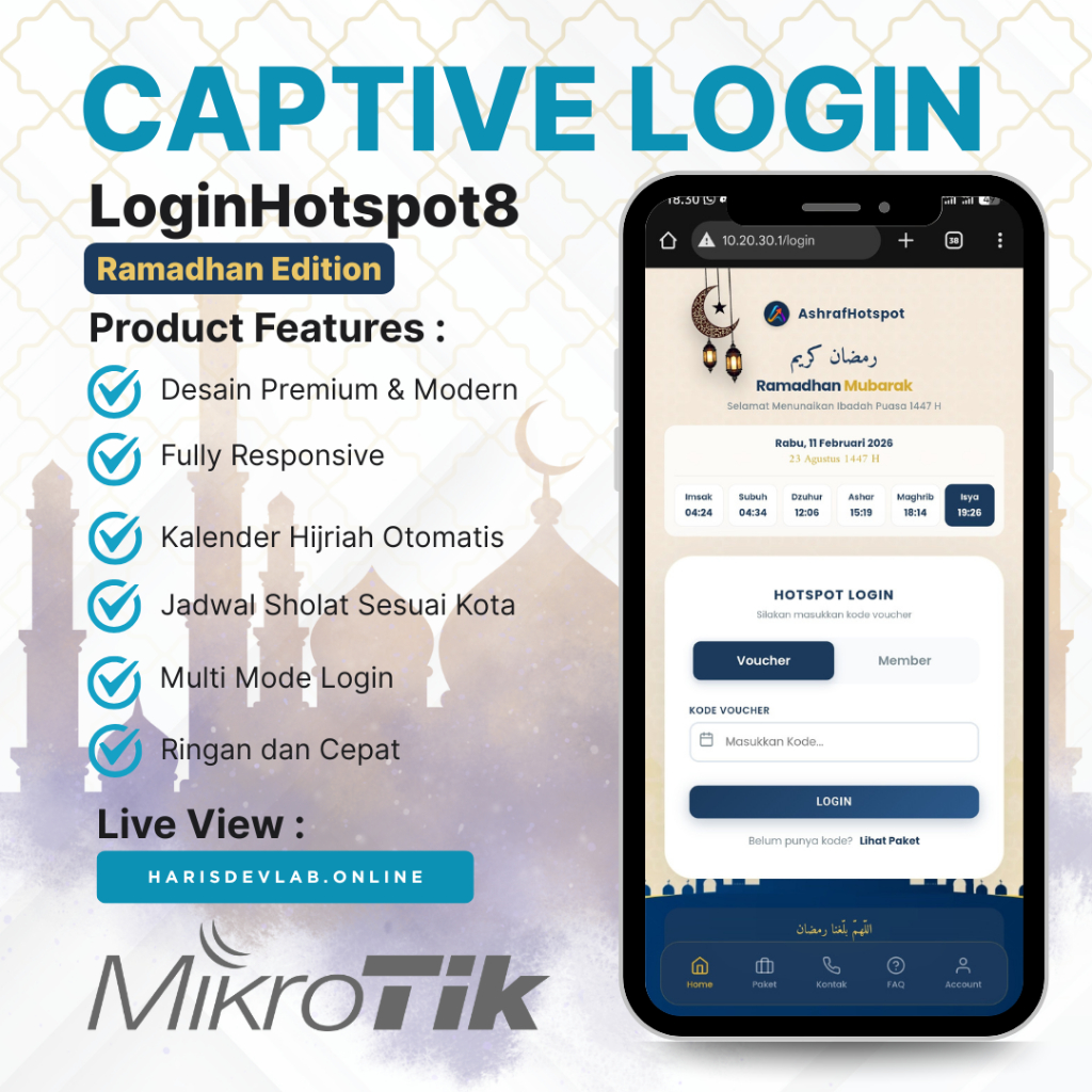 Template Login Hotspot Premium Ramadhan Edition - LoginHotspot8