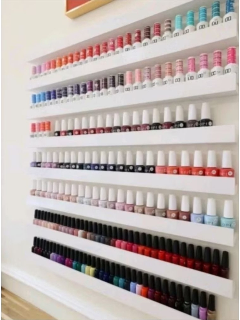 Rak kutek nail art dinding astetic/rak kosmetic/rak parfum
