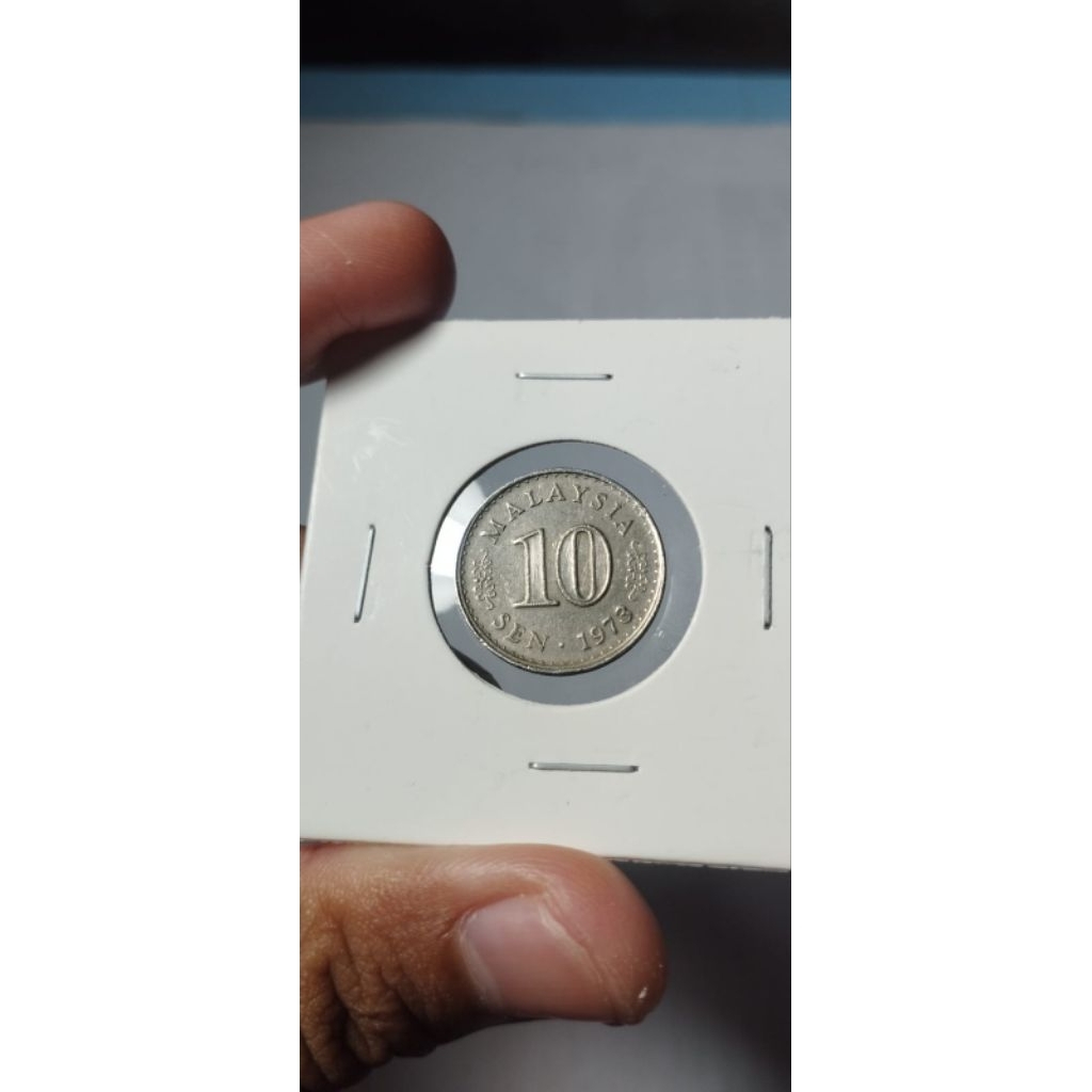KOIN 10 SEN MALAYSIA SERI PARLEMEN (SEMI LANGKA)