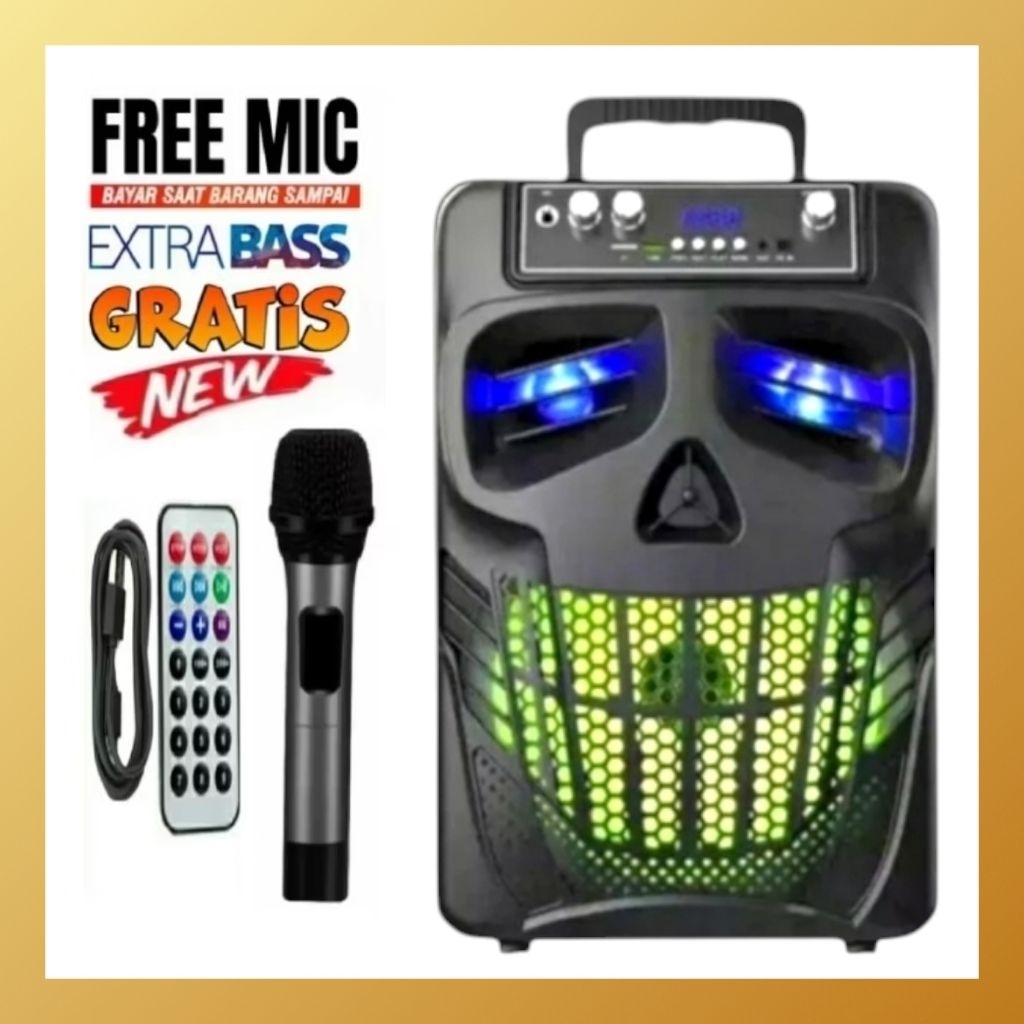 PALING LARIS SALON AKTIF MP3 MP4 UKURAN BESAR 8 INCH KMS 7801 FREE MIC DAN REMOTE SPEAKER BLUETOOTH 