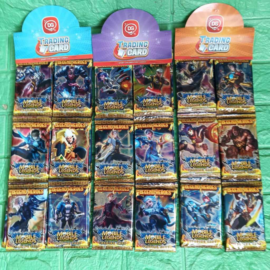 Paket 12 Sachet Kartu ML Trading Card Game