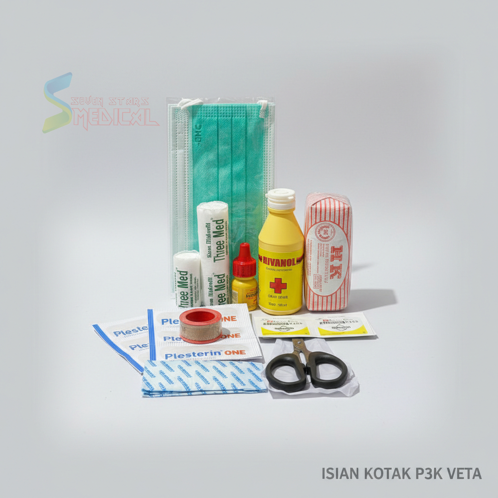 ISIAN P3K LENGKAP / ISIAN TAS P3K / ISIAN KOTAK P3K VETA