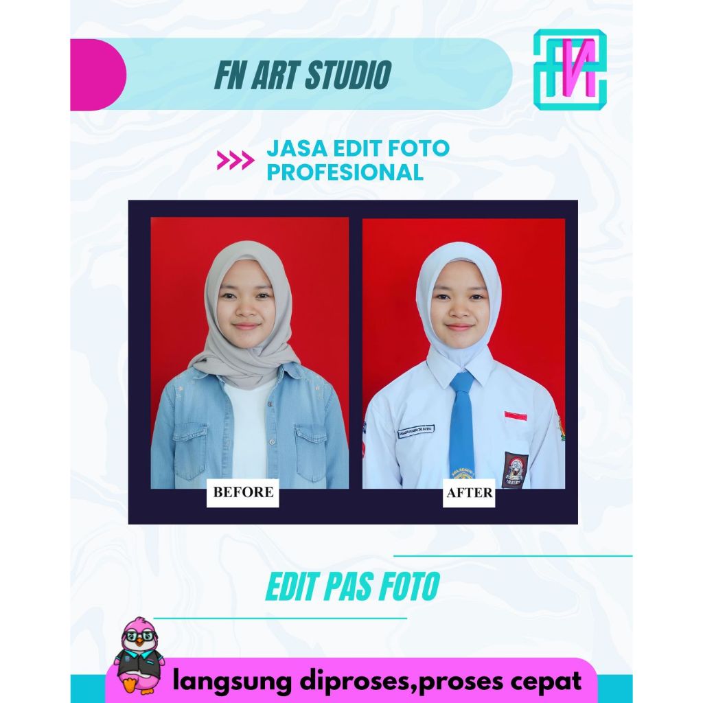 edit pas foto CPNS/edit pakai jas/edit pakai kemeja putih/edit baju hitam putih/edit keperluan kerja