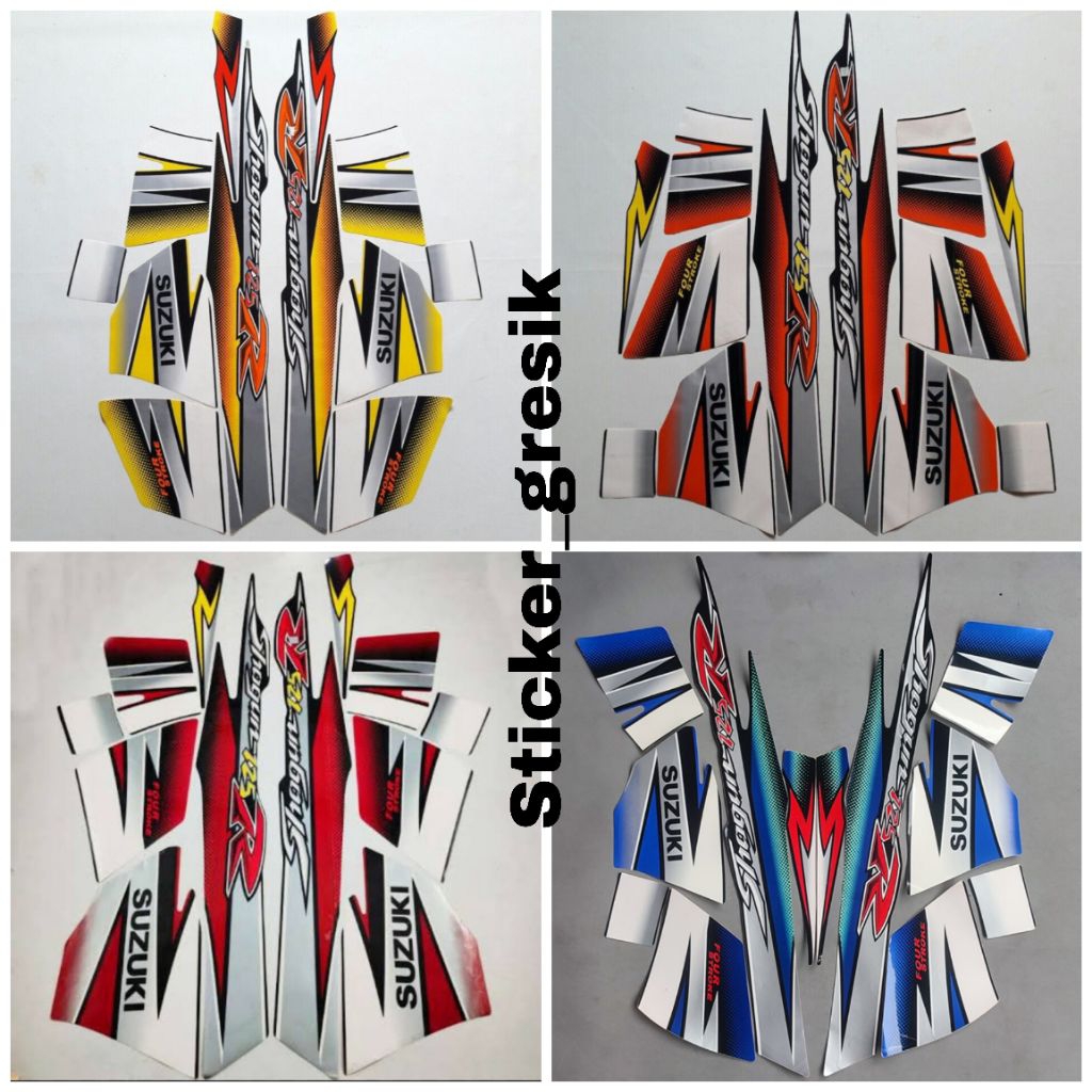 striping sticker shogun R 125 2005