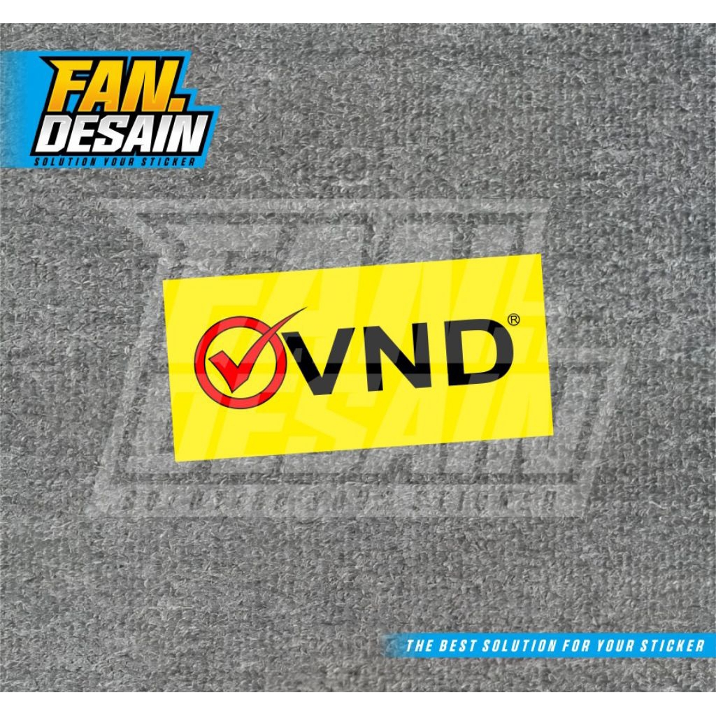 STIKER VND STICKER VND RACING