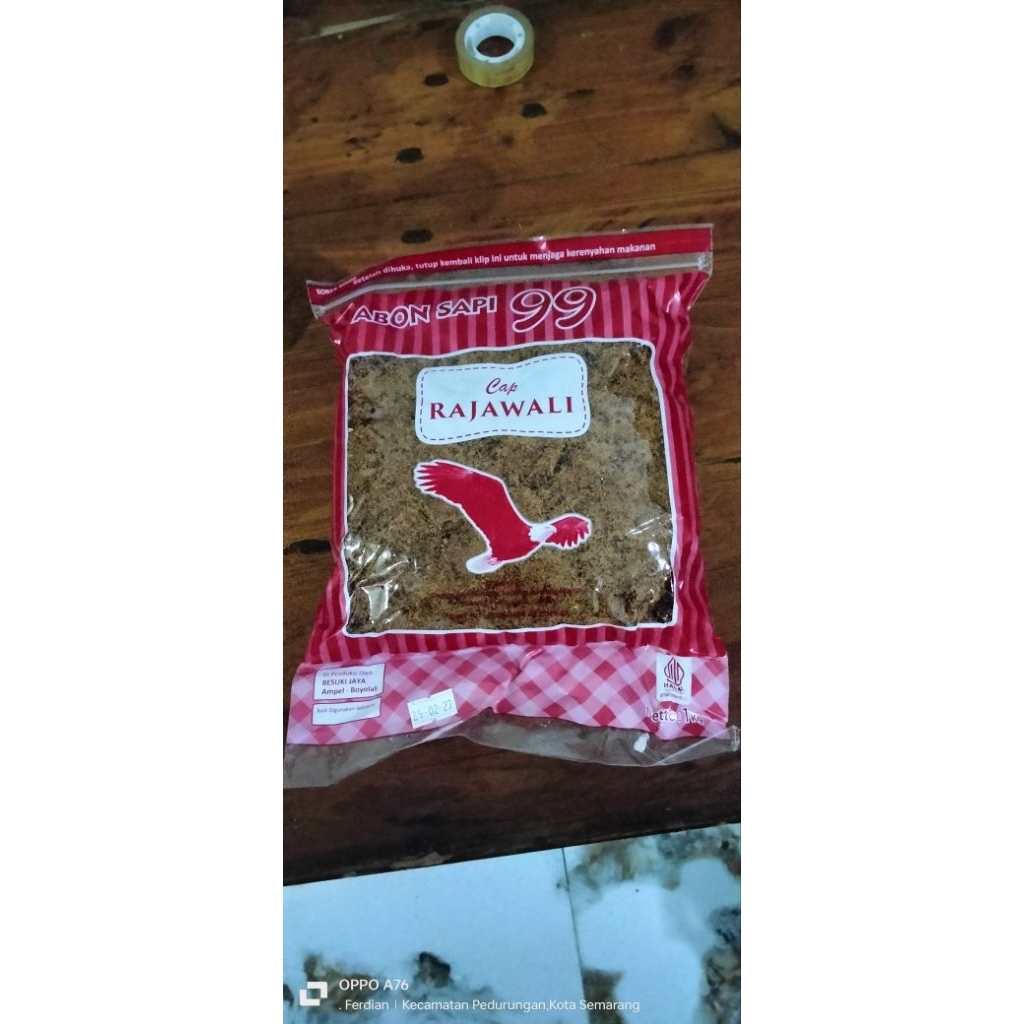 abon sapi 99 cap rajawali 1kg