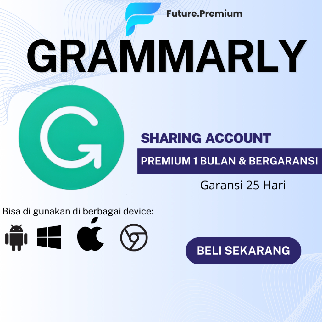 Grammarly Premium || Full Garansi