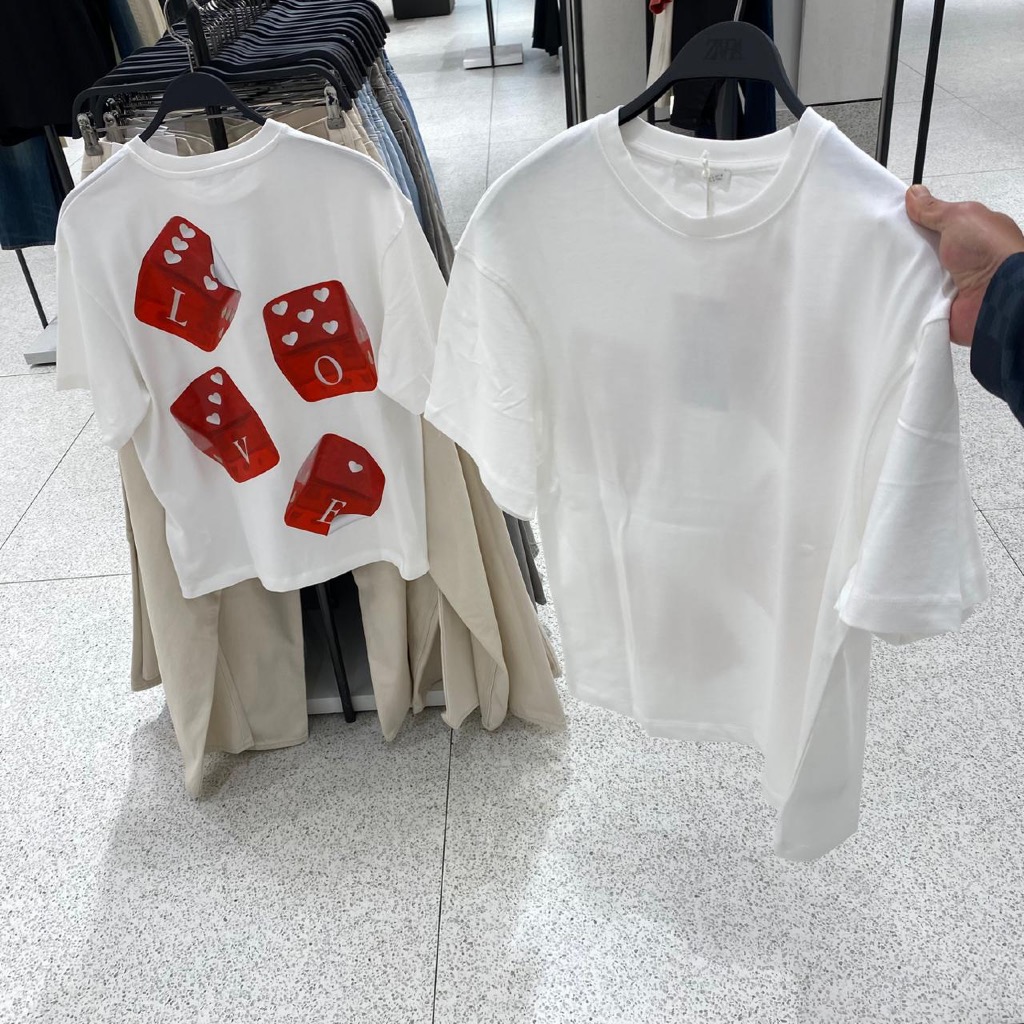 Jastipp. Tshirt Zara (Man)