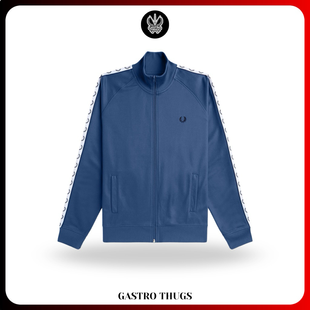 Fred Perry Tape Track Top Jacket Midnight 100% Originals
