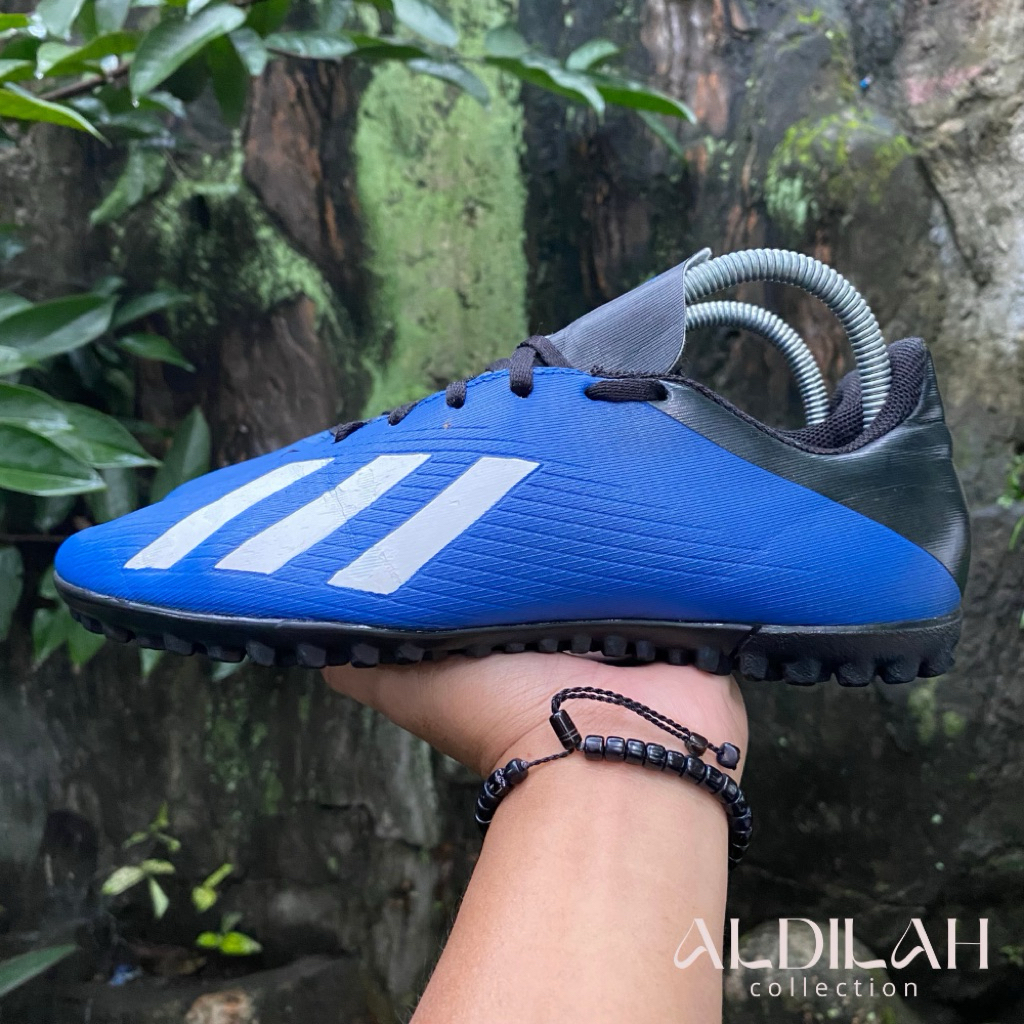 adidas X 19.4 TF Turf 'Blue Black' Size 40 (25cm) Sepatu Bola / Mini Soccer