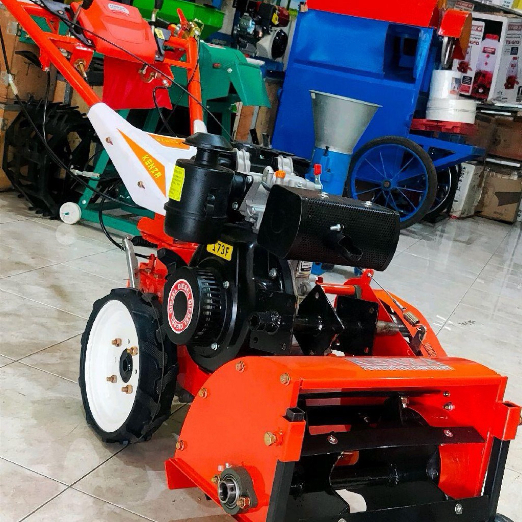 KENZA KZ38W2DR Mesin dangir Multifungsi dengan Penggerak Diesel 6PK untuk Pengembur Tanah dan Dangir