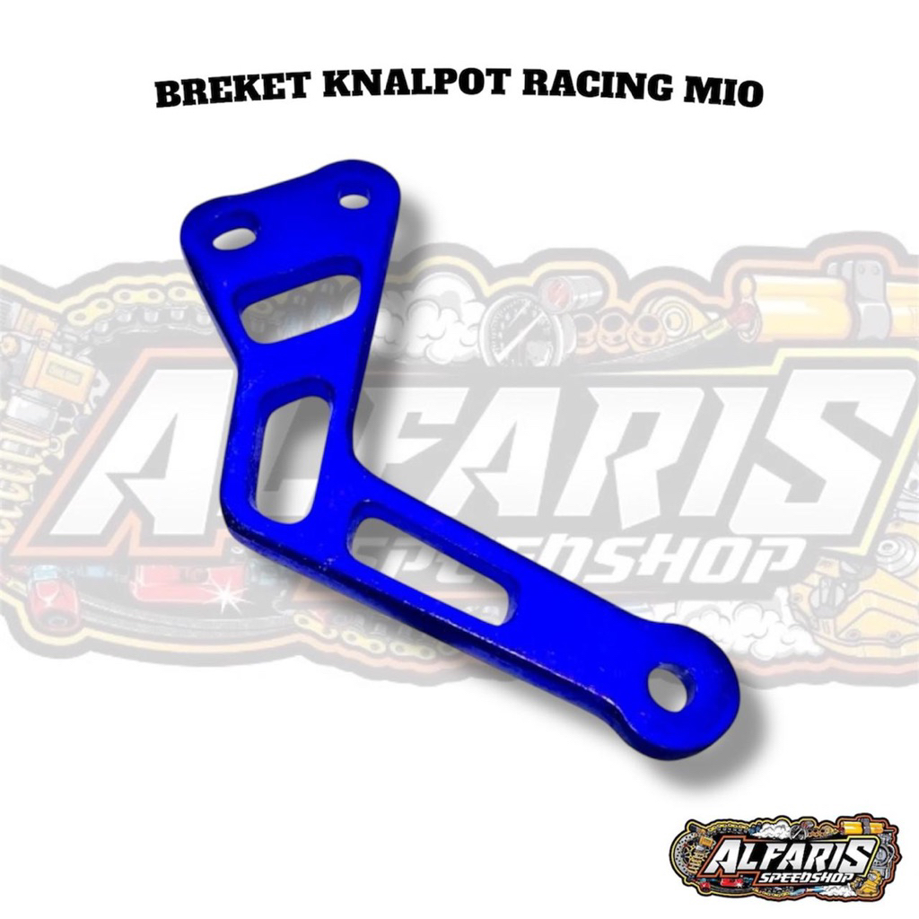 BRACKET BREKET PANGKON DUDUKAN KNALPOT RACING MIO OLD SMILE SOUL KARBU FINO KARBU FULL ALMUNIUM BREK