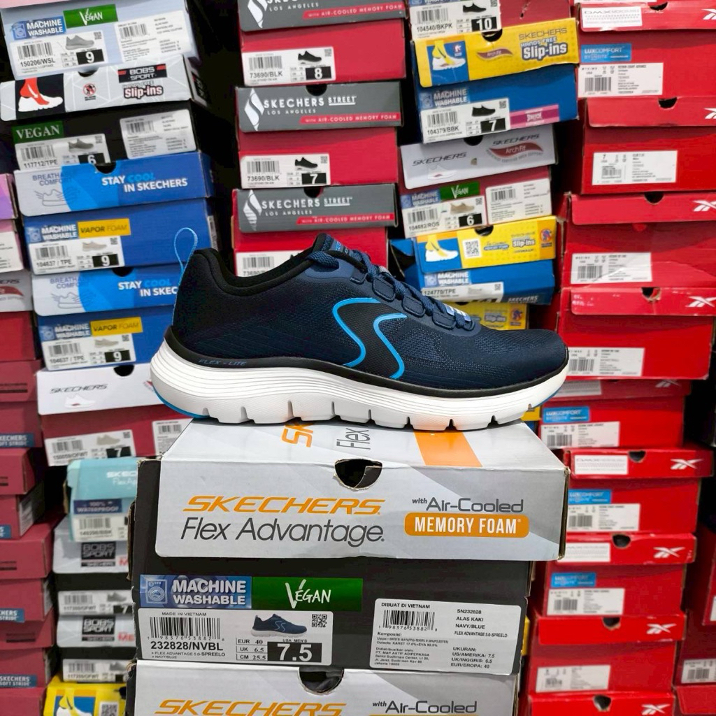 Sepatu Skechers Flex Advantage "Navy"
