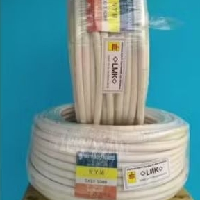 SUTRADO PULUNG COPPER NYM 2X2,5 2X2, 5 1M KABEL LISTRIK PUTIH TUNGGAL ISI 2 NYM 2X2.5 ECERAN METERAN