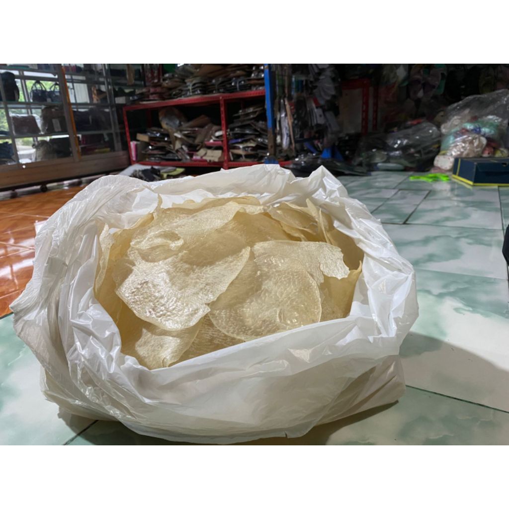 Keripik Gadung Mentah 1KG|Opak Gadung tipis|Opak Gadung gurih renyah dan siap goreng.