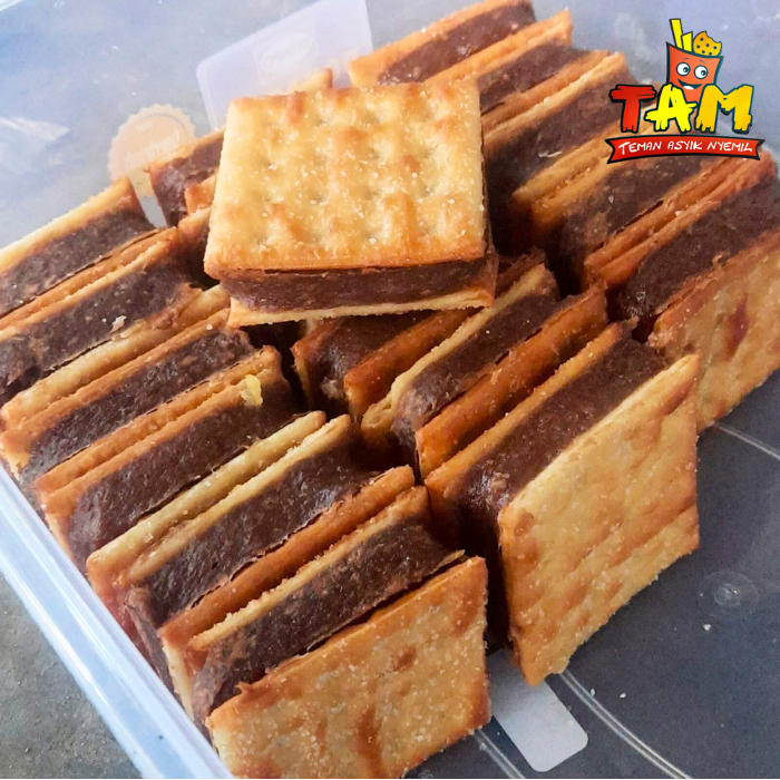 Kue Gabin Tape Rasa COKELAT / Biskuit Gabin Tape Singkong Dadakan - Tam Snack