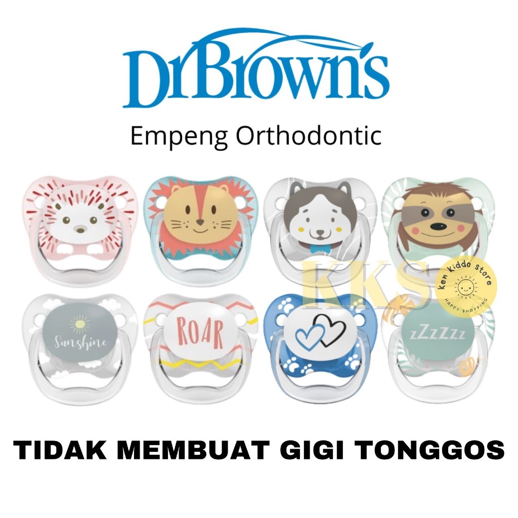 Dr Browns Prevent Pacifier Free Wadah Empeng Bayi Dot Bayi 0 6 Bulan Stage 1 Stage 2 Empeng Bayi 0-6