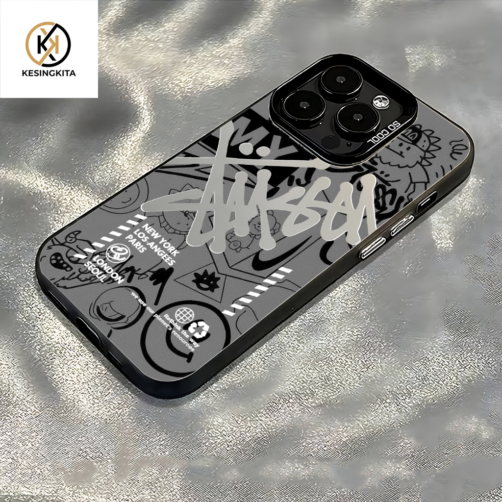 { KK09 }  Softcase Casing IMD Black Untuk ITEL A50 P65 A70 A80 S23 S25 S25 ULTRA CITY 100 IQOO Z9 Z7