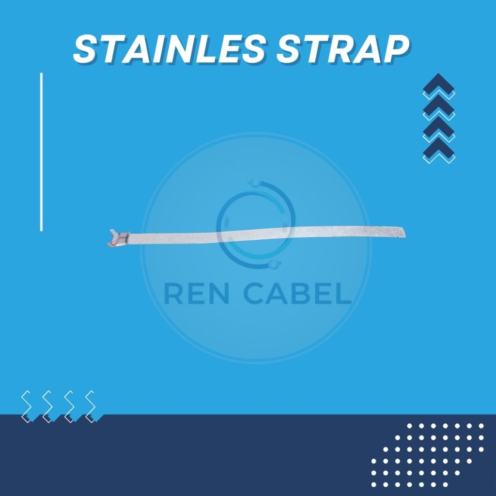 STAINLES STRAP / STRAP AKSESORIS FIBER OPTIK / TIANG FIBER OPTIK
