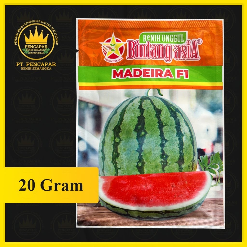 benih semangka MADEIRA F1 isi 20gram