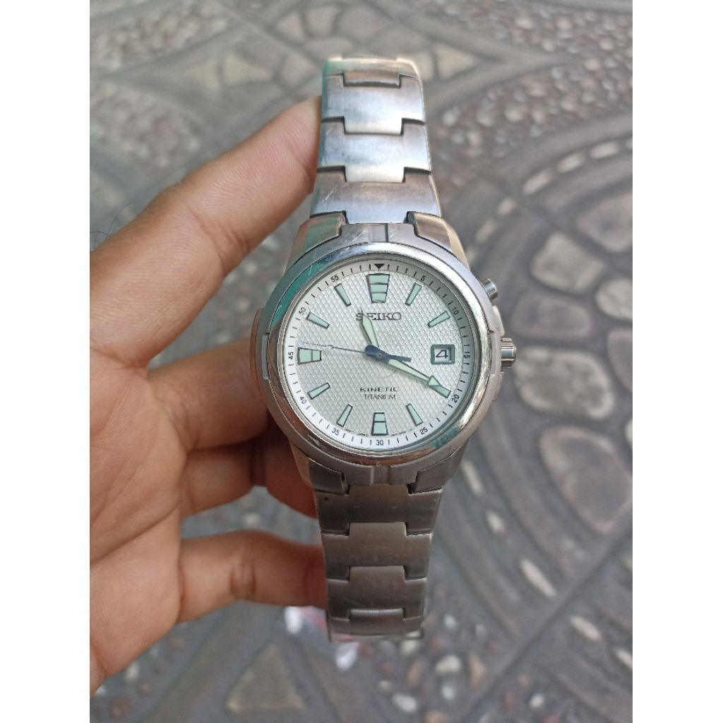 Seiko Kinetic Titanium Second Original