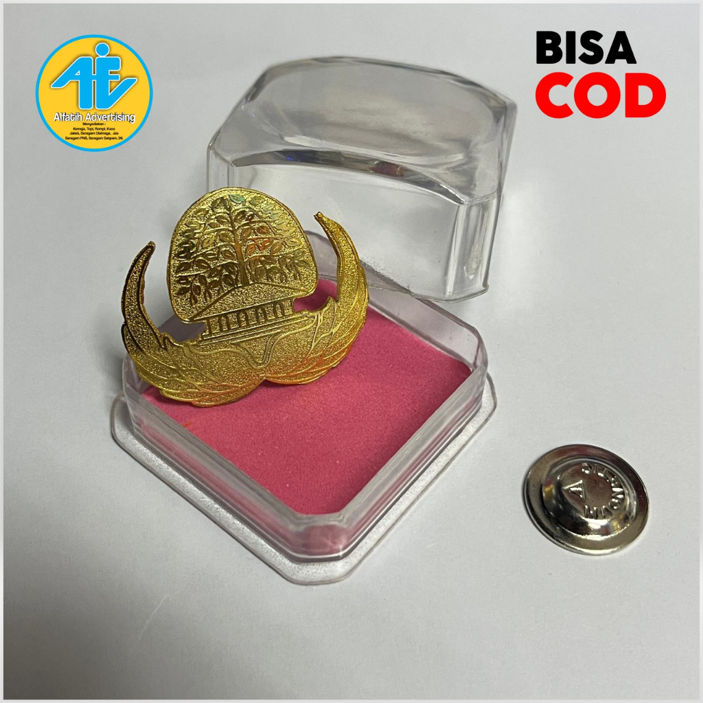 Pin Korpri - Bros Korpri - Bros ASN - Pin ASN - Pin Korpri Bahan Kuningan magnet