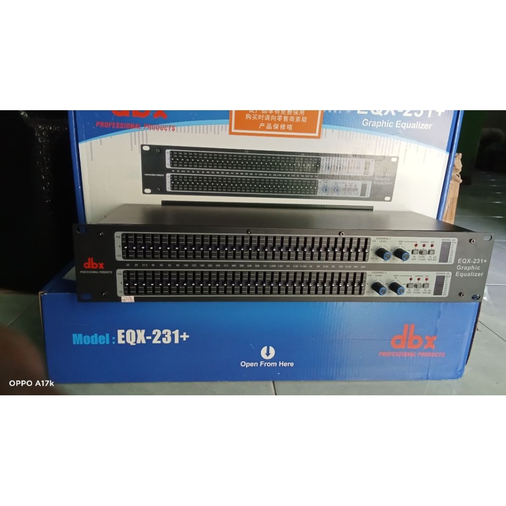 equalizer dbx 231+sub fitur lowcut potensio