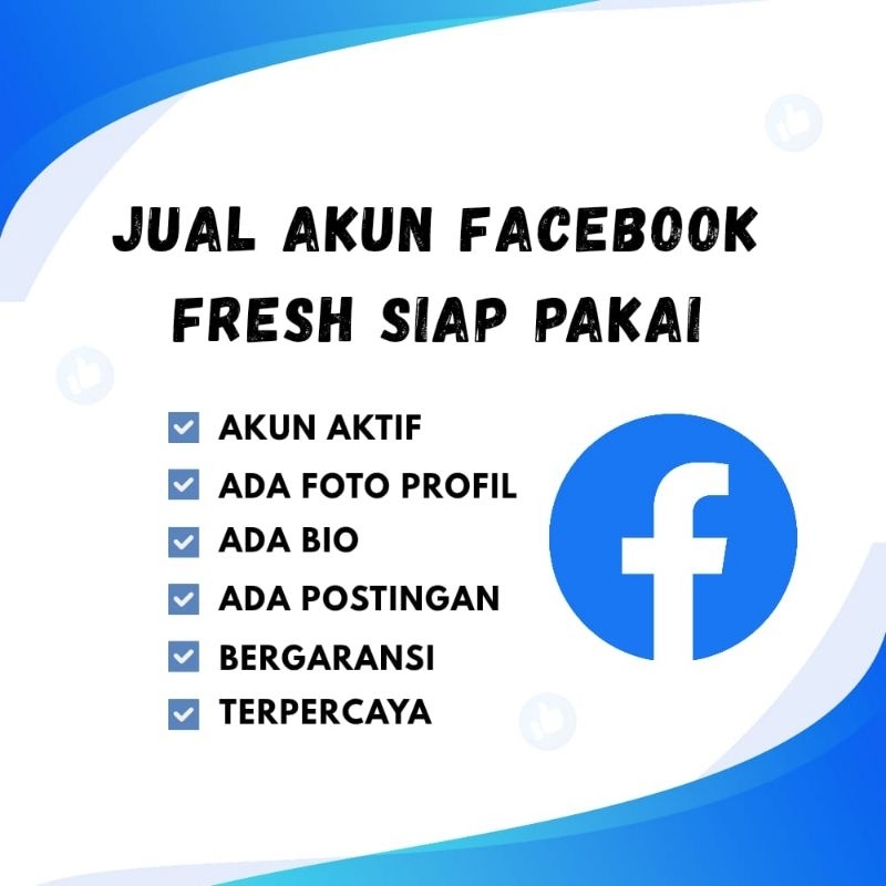 FACEBOOK FRESH SIAPA PAKAI AKUN FB REAL AKTIF AKUN FB AKTIF FACEBOOK AKTIF