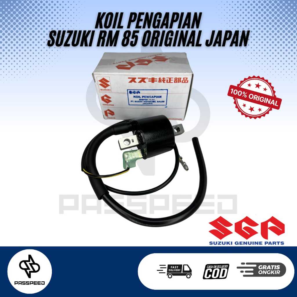 KOIL PENGAPIAN RM 85 COIL RM85 ORIGINAL SUZUKI PART SGP MADE IN JAPAN