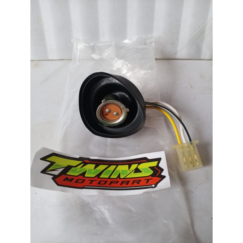 soket kabel lampu depan satria 2tak hiu lumba tornado shogun 110 kebo nos high quality