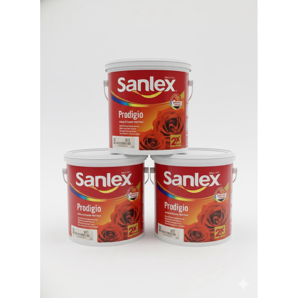 SANLEX Cat Tembok Putih (600) Ukuran 5 Kg