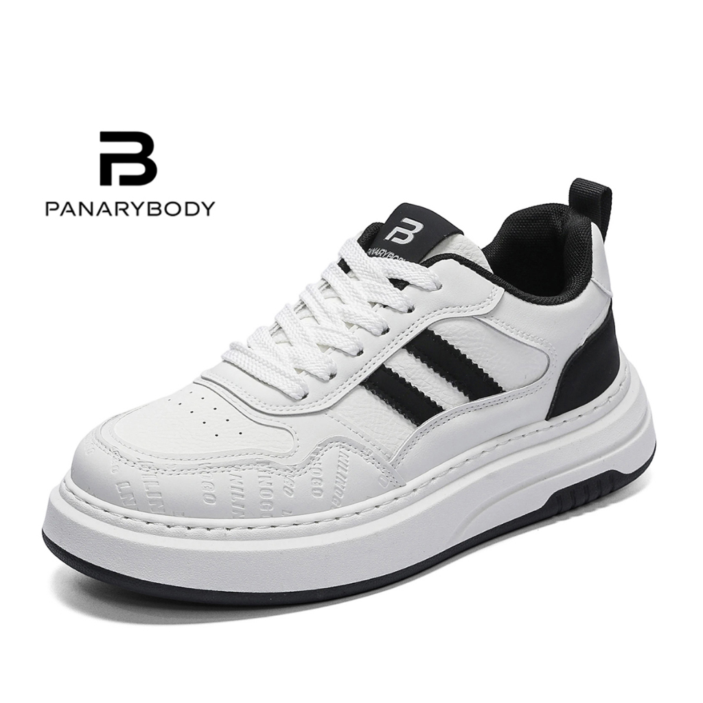 PANARYBODY Sepatu Sneakers Pria Kasual Simple Modis - White Shoes Pria Sport Premium QNA2521