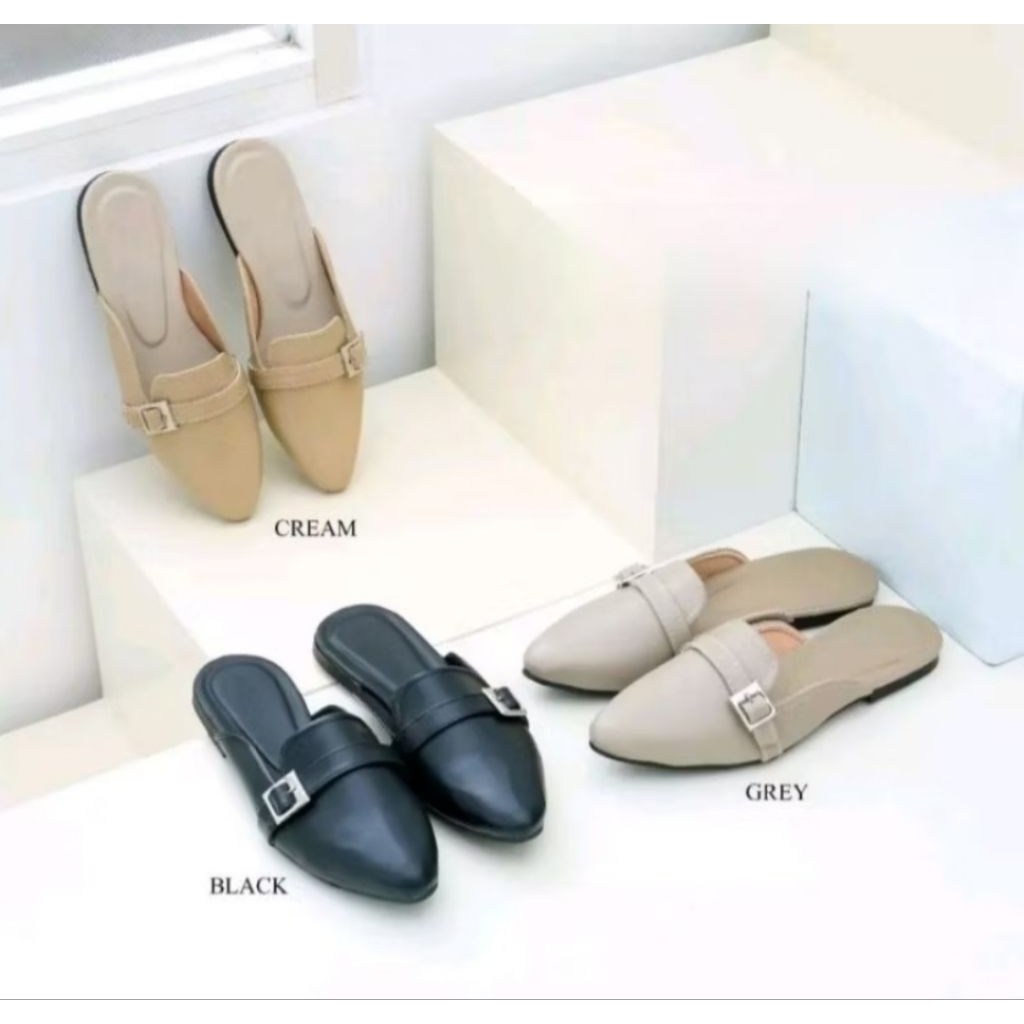 Sandal Sepatu Wanita Mules Cantik/Fashion/Korea/Wanita/Fashion Korea/Mules/Sandal wanita/Sepatu
