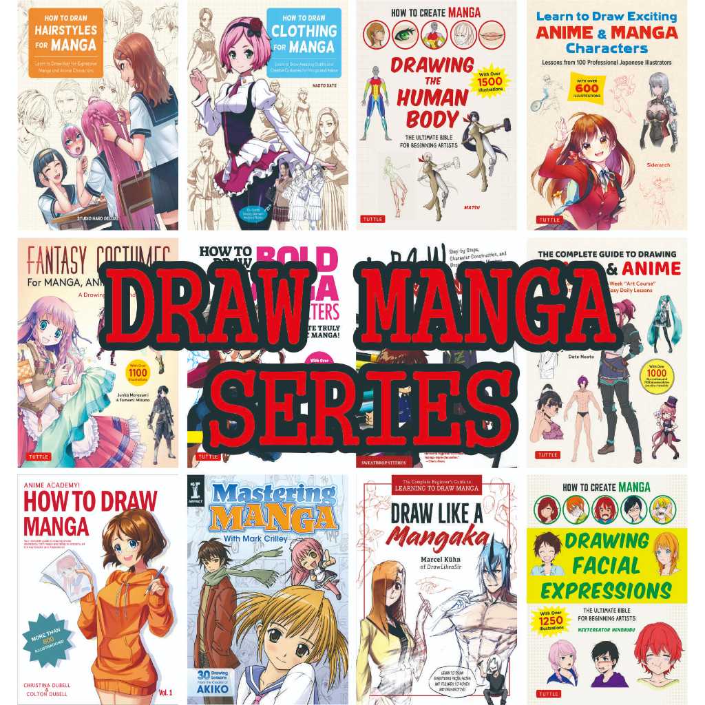 how to draw manga series