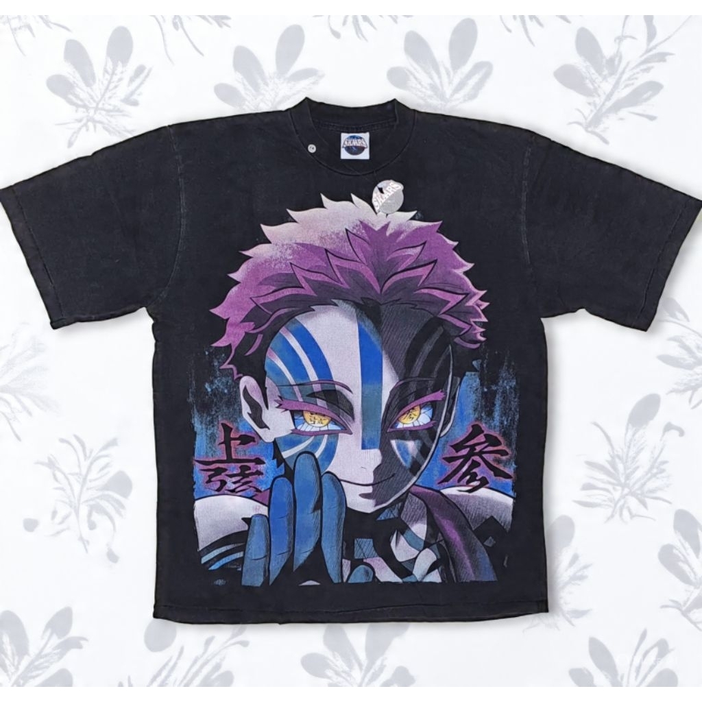 Kaos Bootleg Anime Demon Slayer AKAZA
