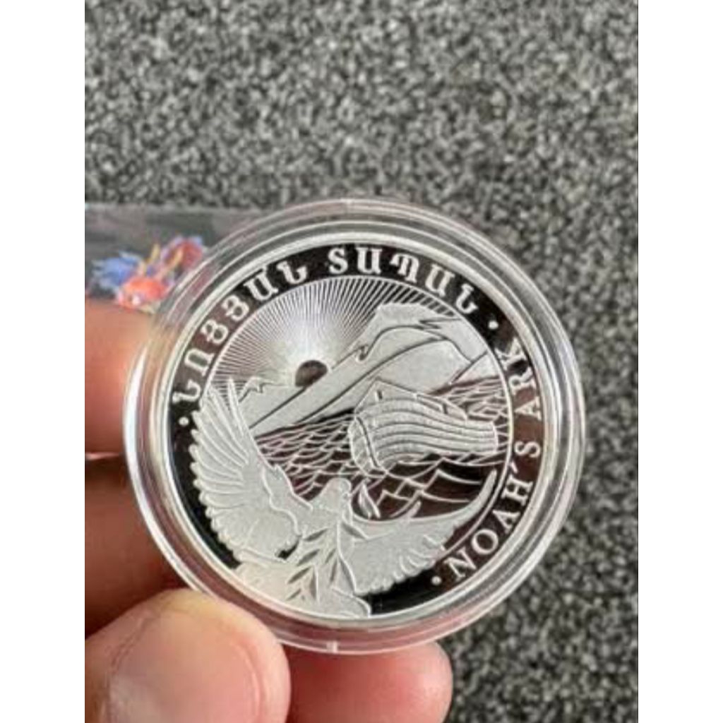 Koin Perak 999 Noah 1/4 Oz