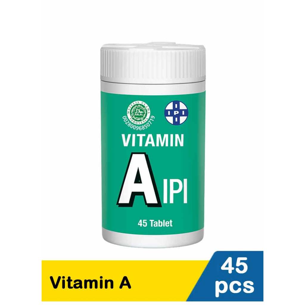 Vitamin A IPI Vit A Vitamin Mata Jaga Imun Daya Tahan Tubuh isi 45 tablet Vitamin Mata Vitamin Kulit