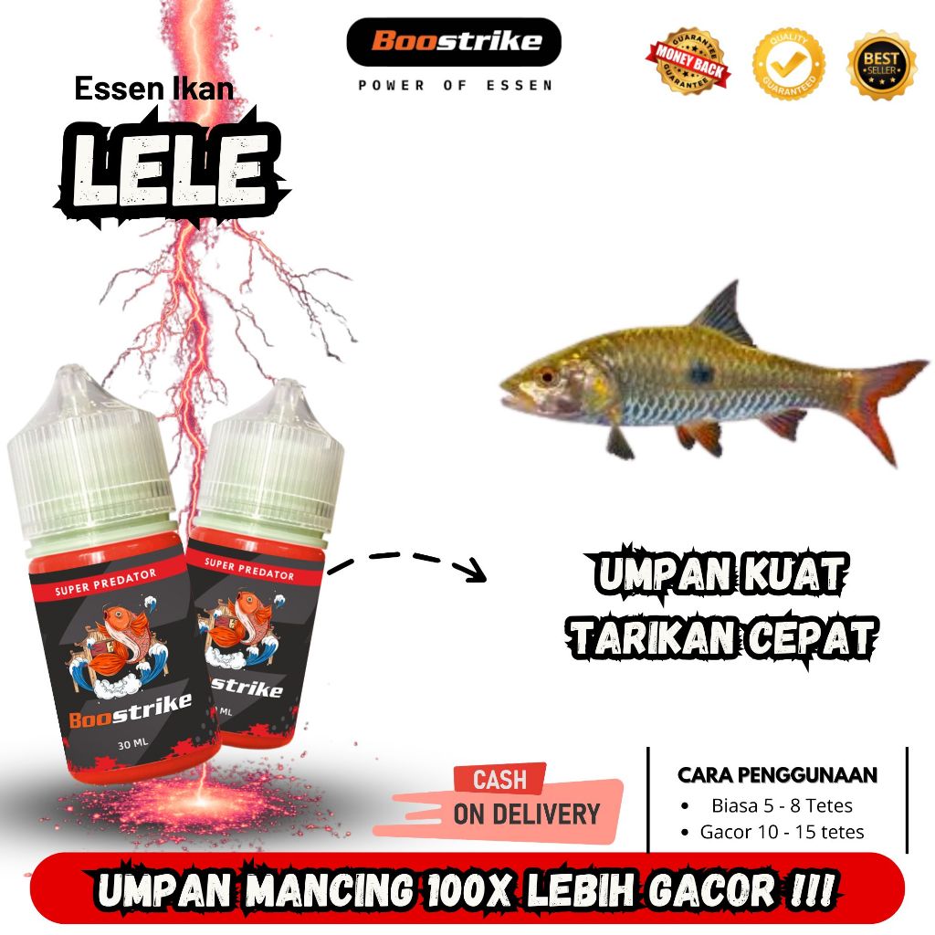 Essen Ikan Hampala Paling Gacor, Essen Ganas Ikan Hampala Paling Ampuh - Essen Boostrike 30ml