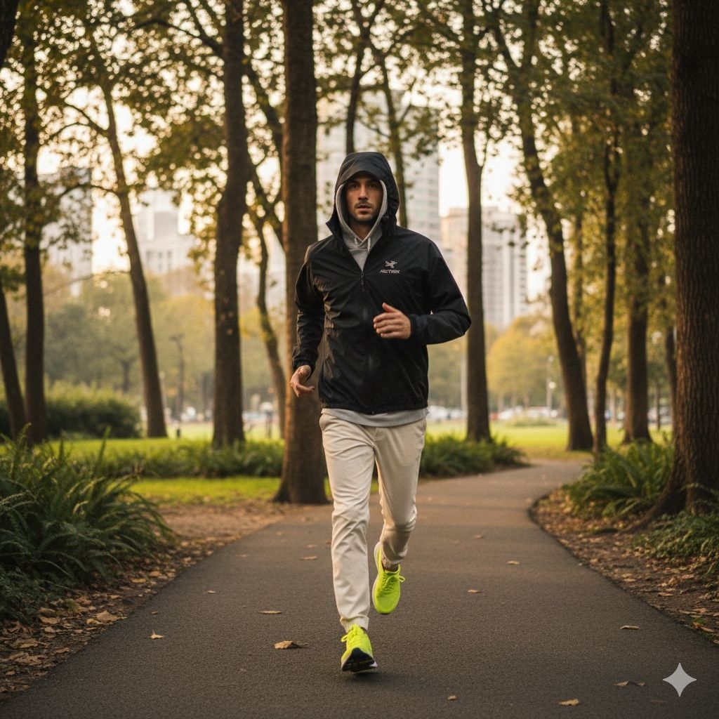 jaket lipat arcteryx jaket running jaket lari jaket jalan sehat jaket sauna jaket olahraga gowes